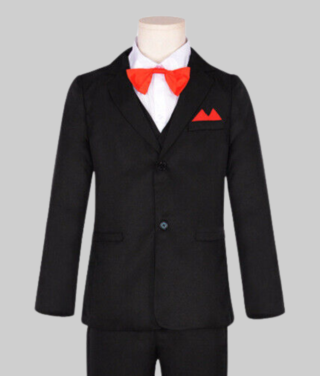 Saw X Billy The Puppet Black Blazer - Front View