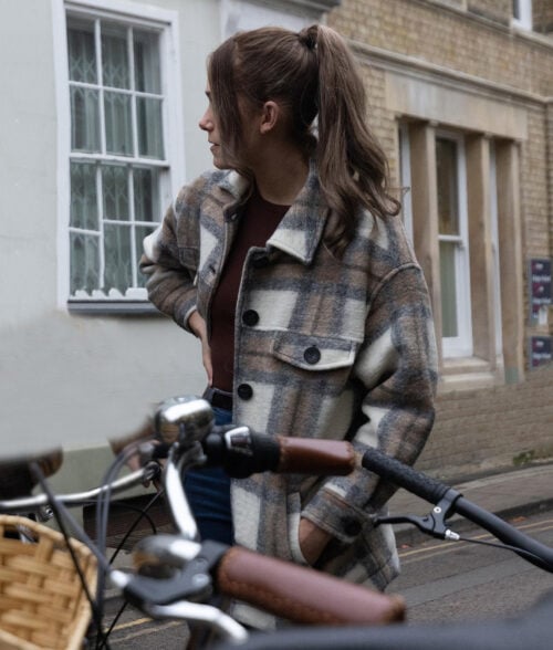 Surprised by Oxford Caro Drake Plaid Jacket