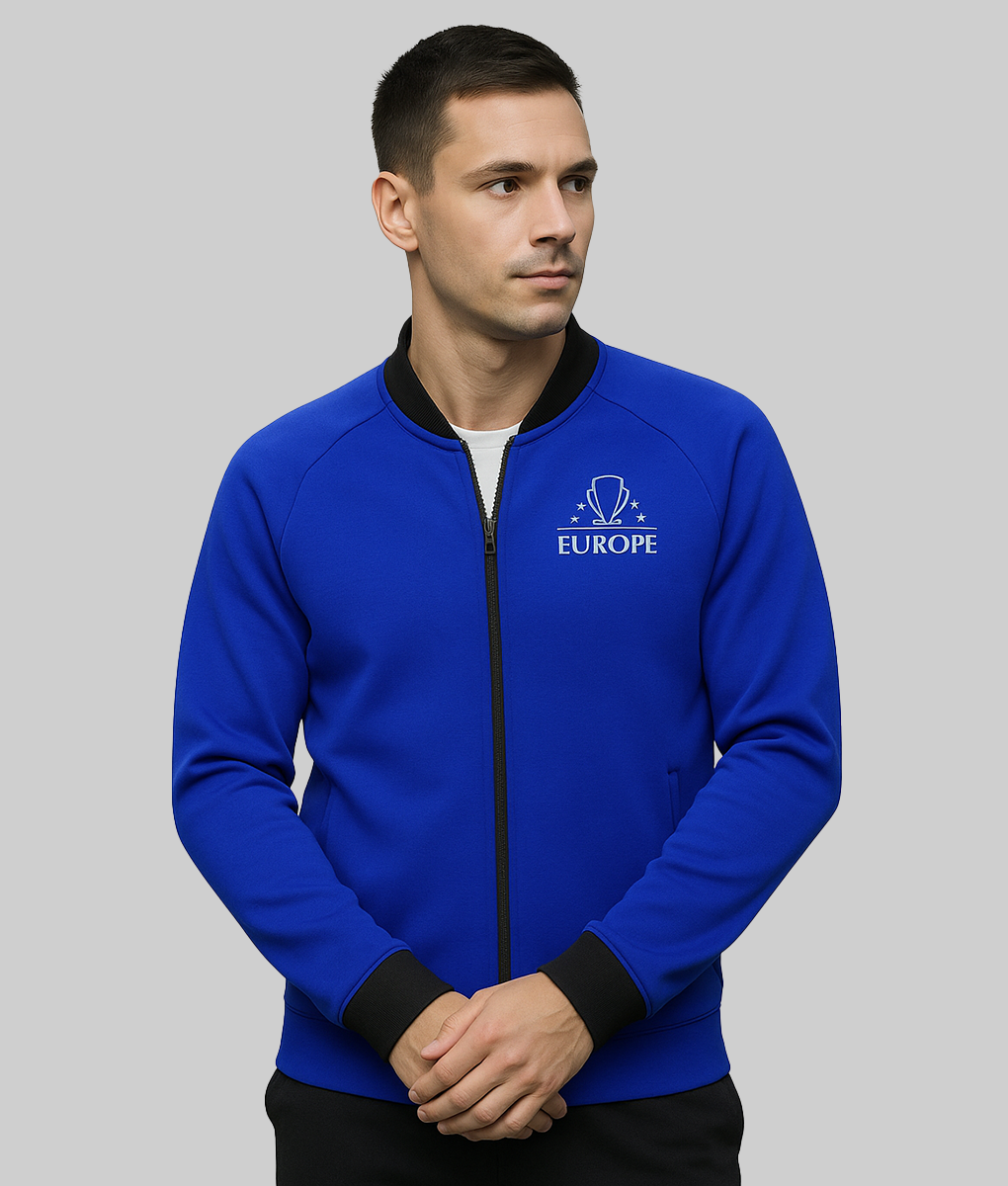 【新品】チームヨーロッパ レーバーカップ ブルージャケット M(US)サイズ Team Europe Laver Cup Blue Jacket | The Leather City