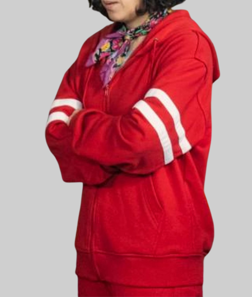 The Uncanny Counter Red Tracksuit-Side View