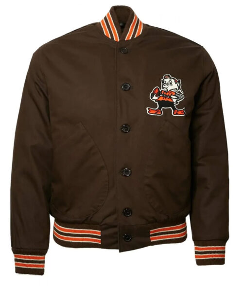 Authentic Brown Varsity Jacket