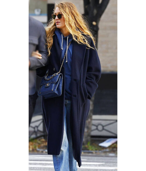 Blake Lively Long Trench Coat