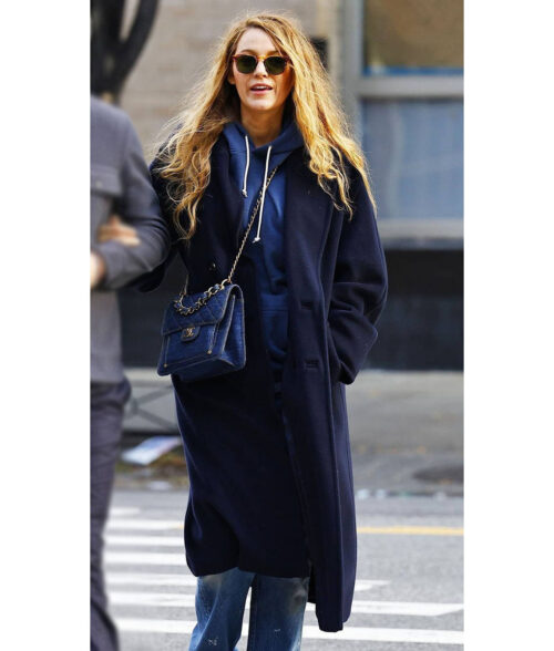 Blake Lively Long Trench Coat