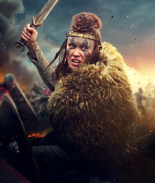 Boudica Queen of War Olga Kurylenko Brown Cloak