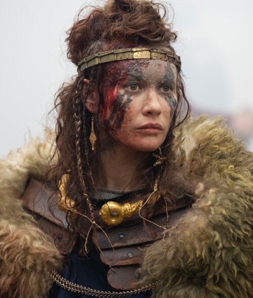 Boudica Queen of War Olga Kurylenko Brown Cloak