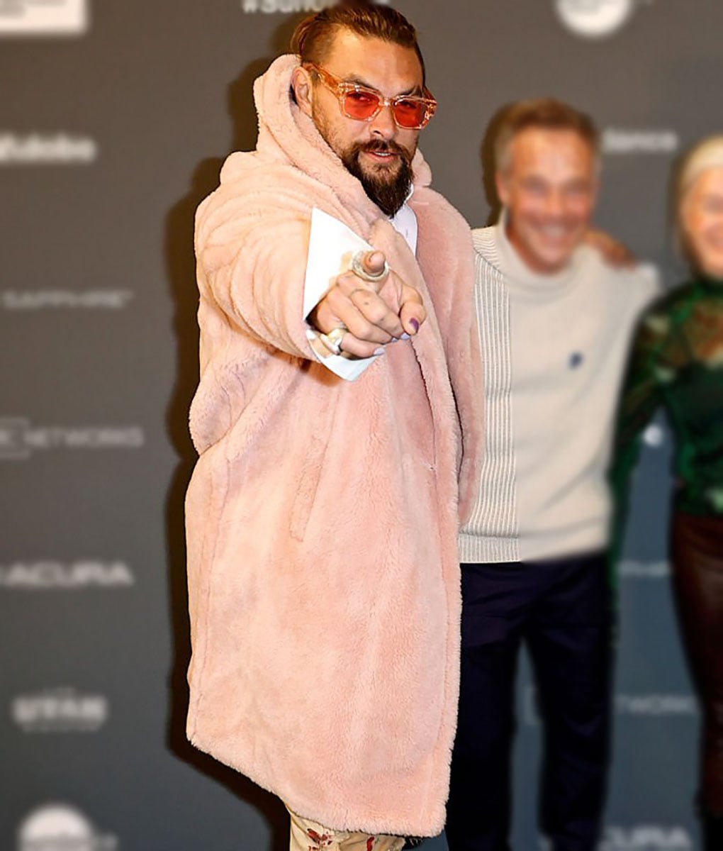 Deep Rising Premiere Jason Momoa Fur Coat