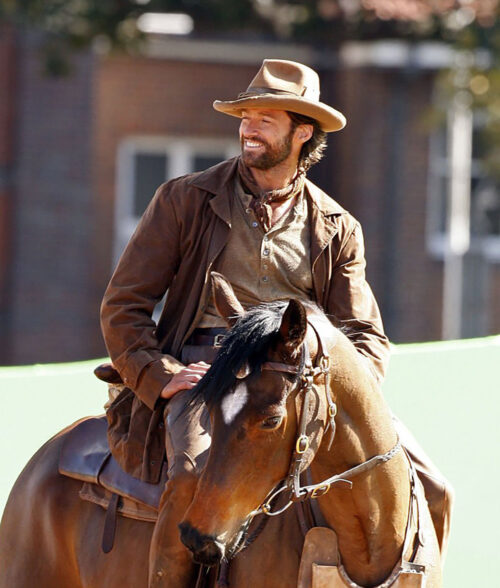 Faraway Downs Hugh Jackman Brown Short Coat