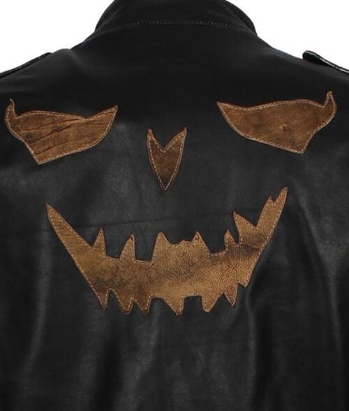 Halloween Joker Biker Leather Jacket