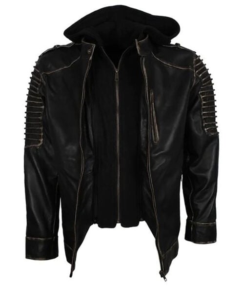 Halloween Joker Biker Leather Jacket