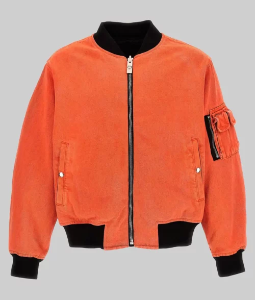 Joe Burrow Orange Bomber Jacket