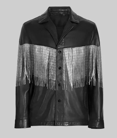 Lady Gaga Black Leather Jacket