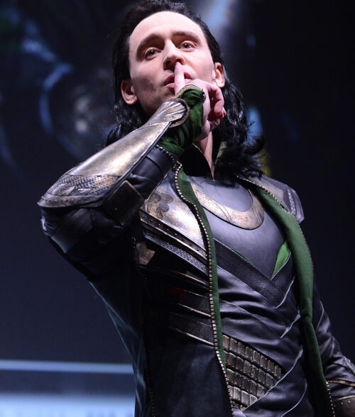 Loki Black Long Leather Coat Tom Hiddleston Coat