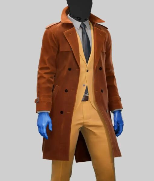 Payday 3 Dallas Brown Trench Coat | The Leather City