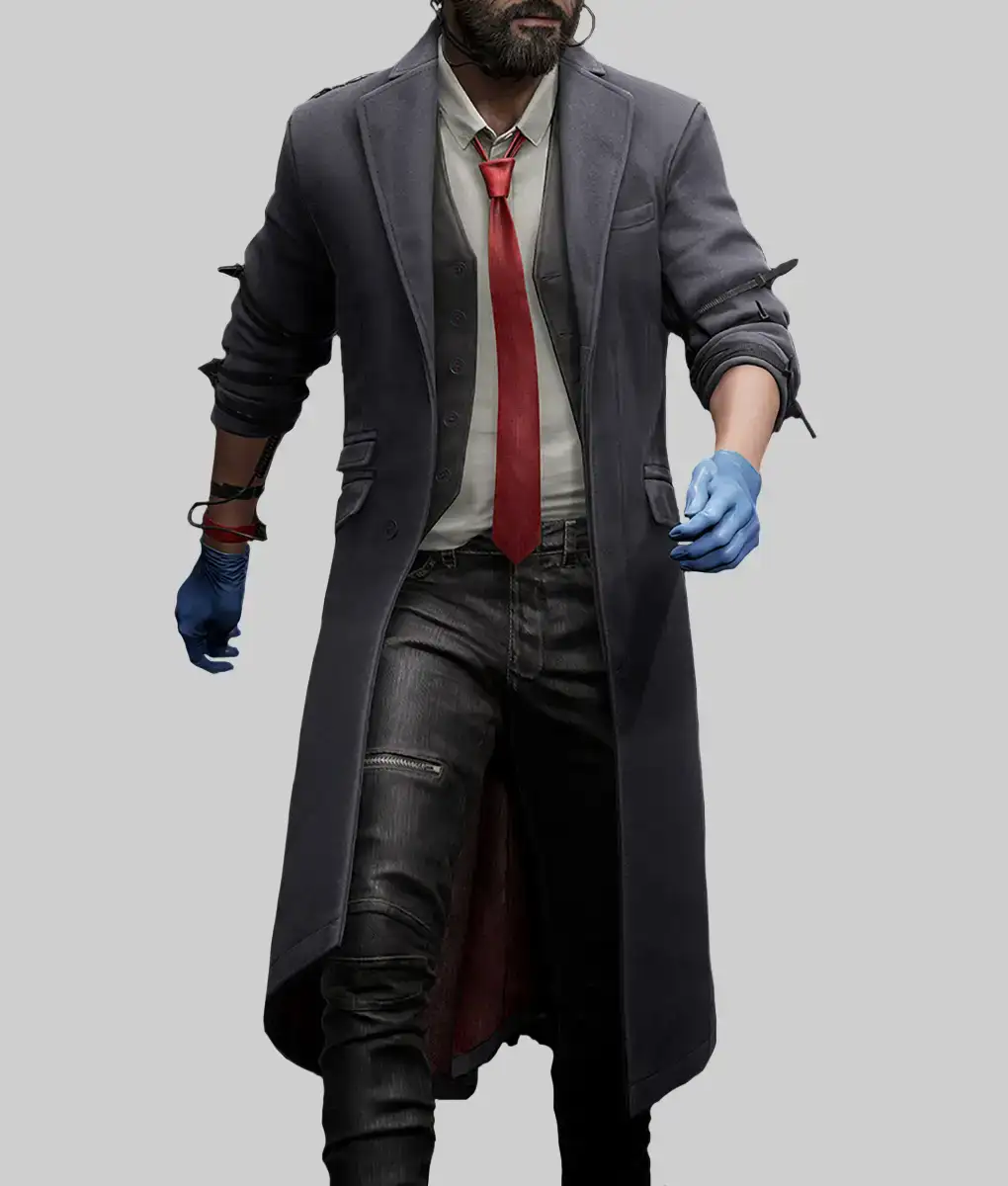 Payday 3 Hoxton Grey Trench Coat