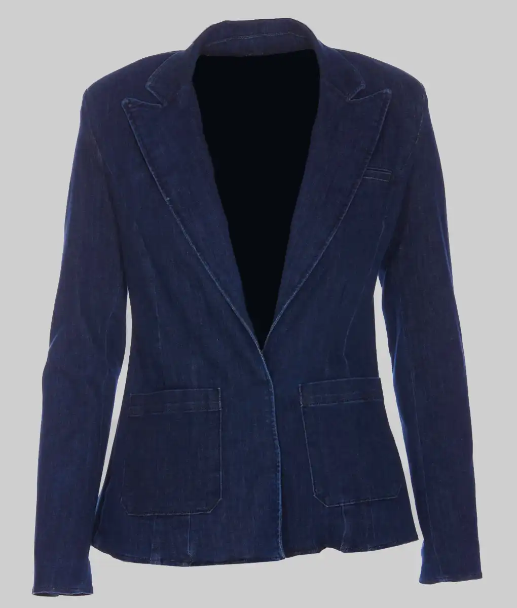Rachel Zoe Blue Denim Blazer