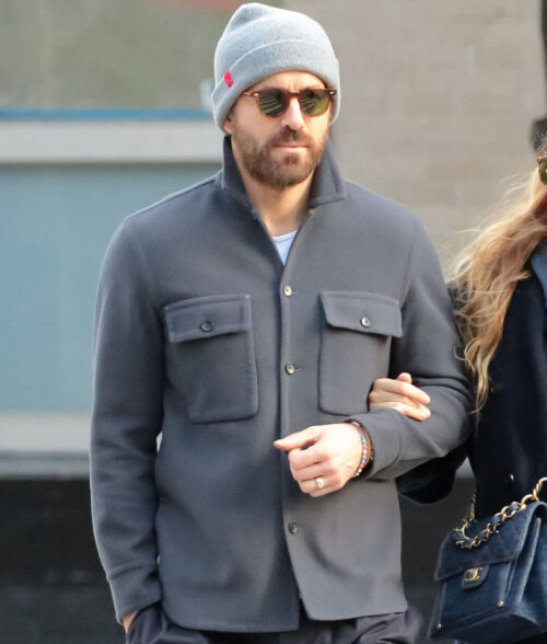 Ryan Reynolds Grey Jacket