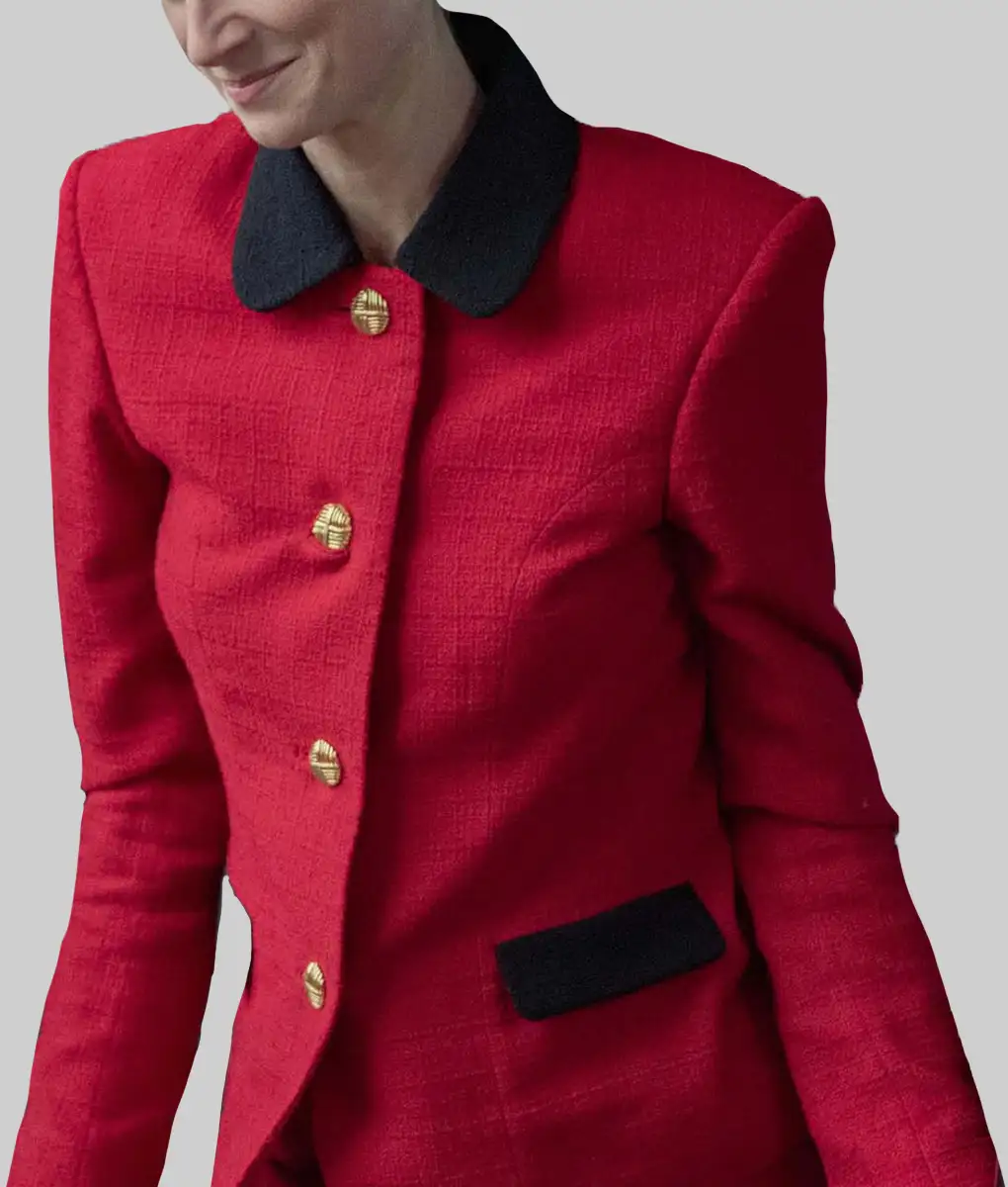 The Crown Princess Diana Red Jacket - Image 3