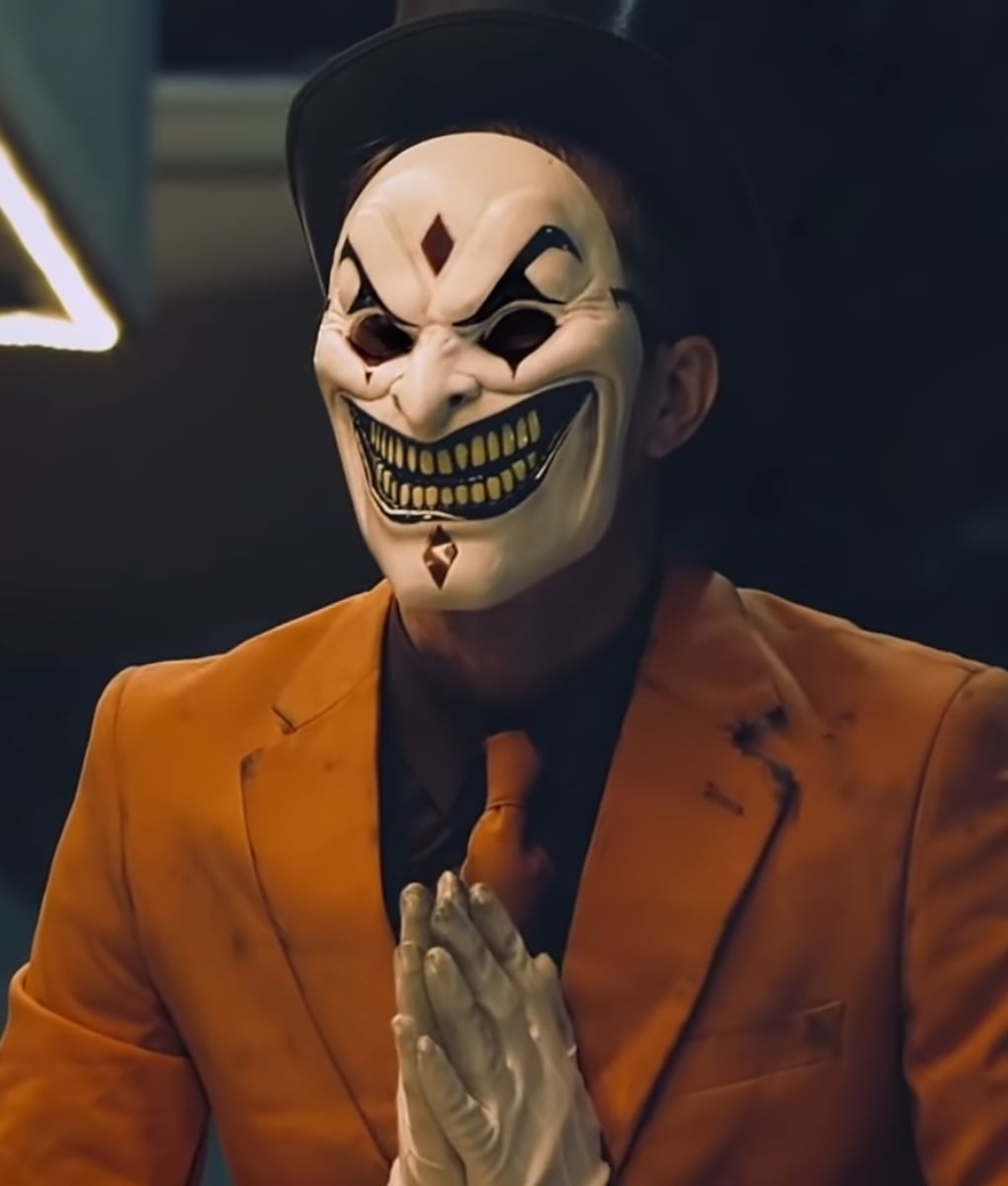 The Jester Michael Sheffield Orange Suit