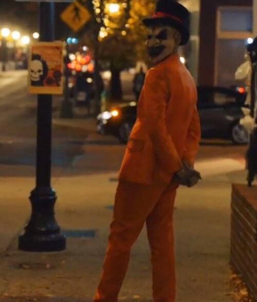 The Jester Michael Sheffield Orange Suit