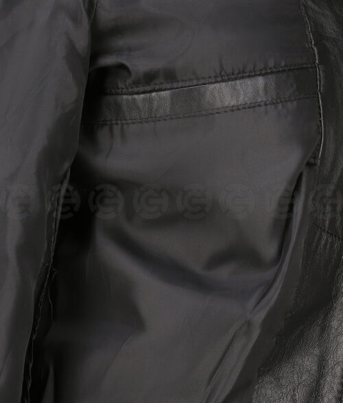 Women's Black Cafe Racer Jacket