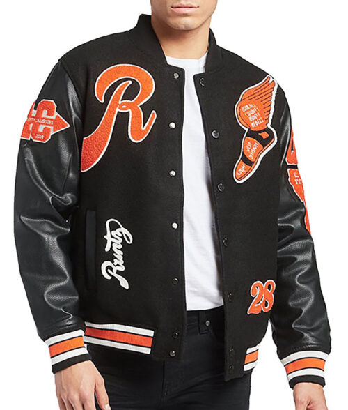 All Country Black Varsity Jacket