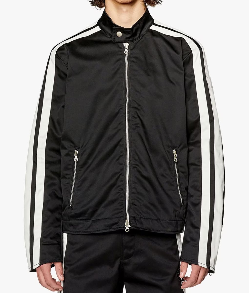 BTS Jungkook 3D Black Stripped Jacket