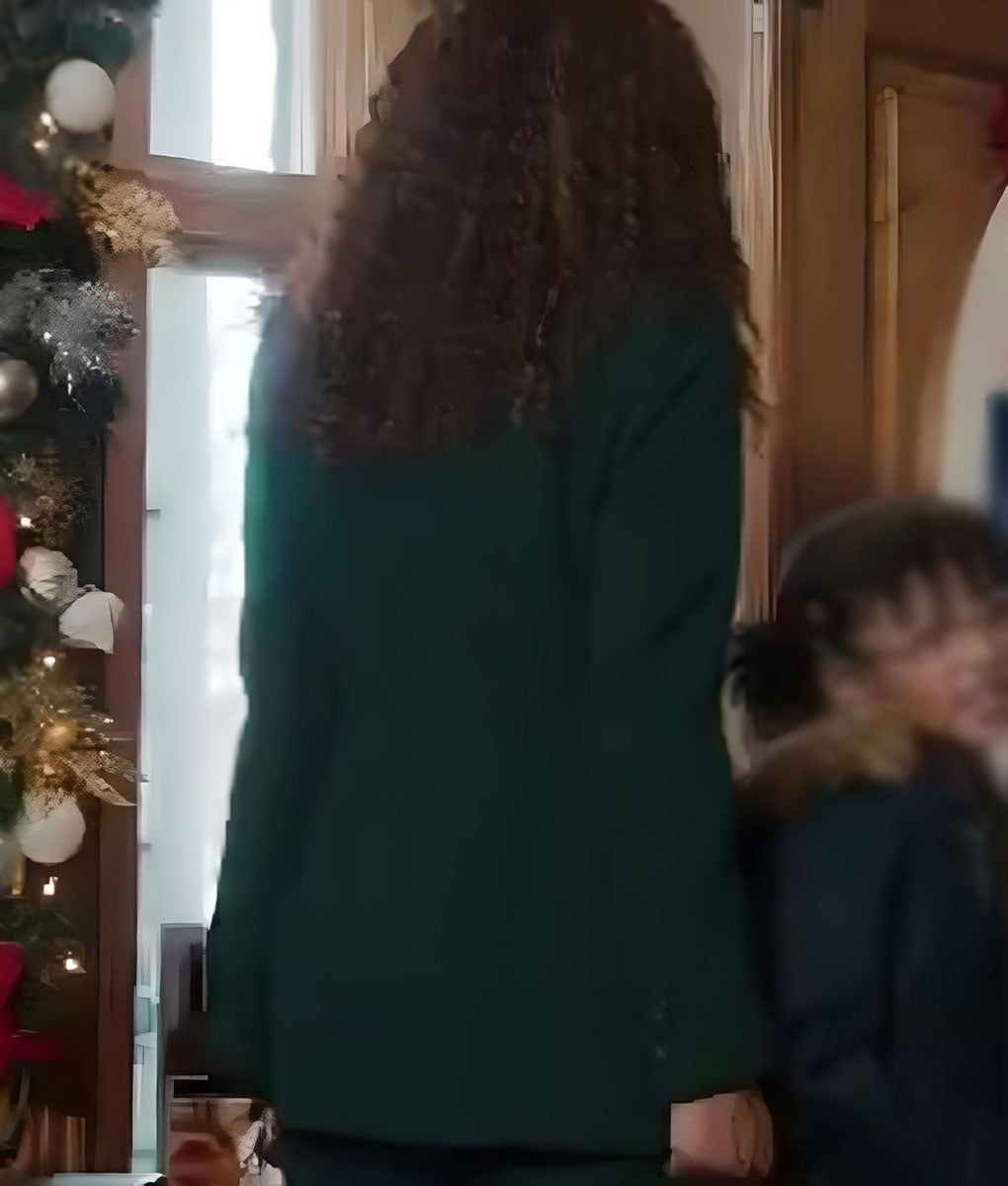 Best Christmas Ever 2023 Jackie Jennings Green Blazer