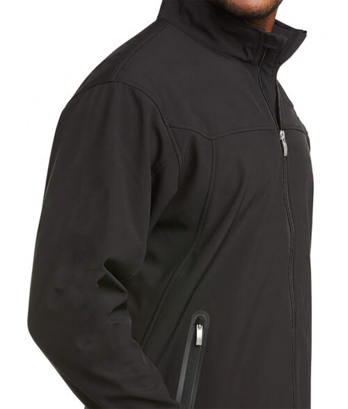 Black Mexican Flag Cotton Jacket
