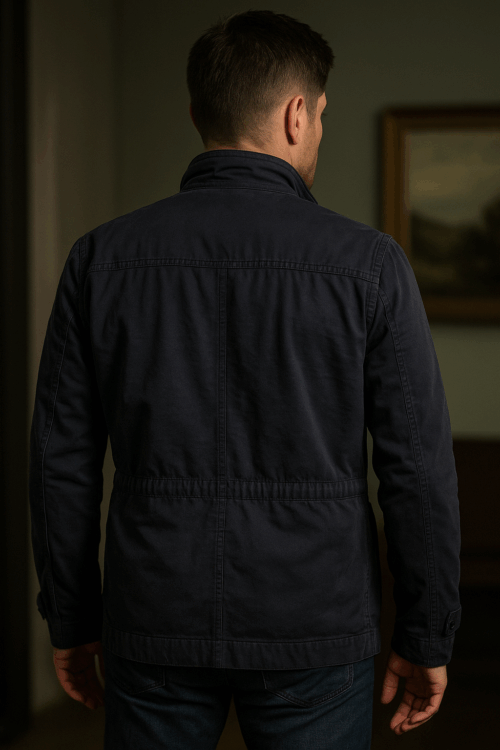 Dean Winchester Blue Jacket-BackView