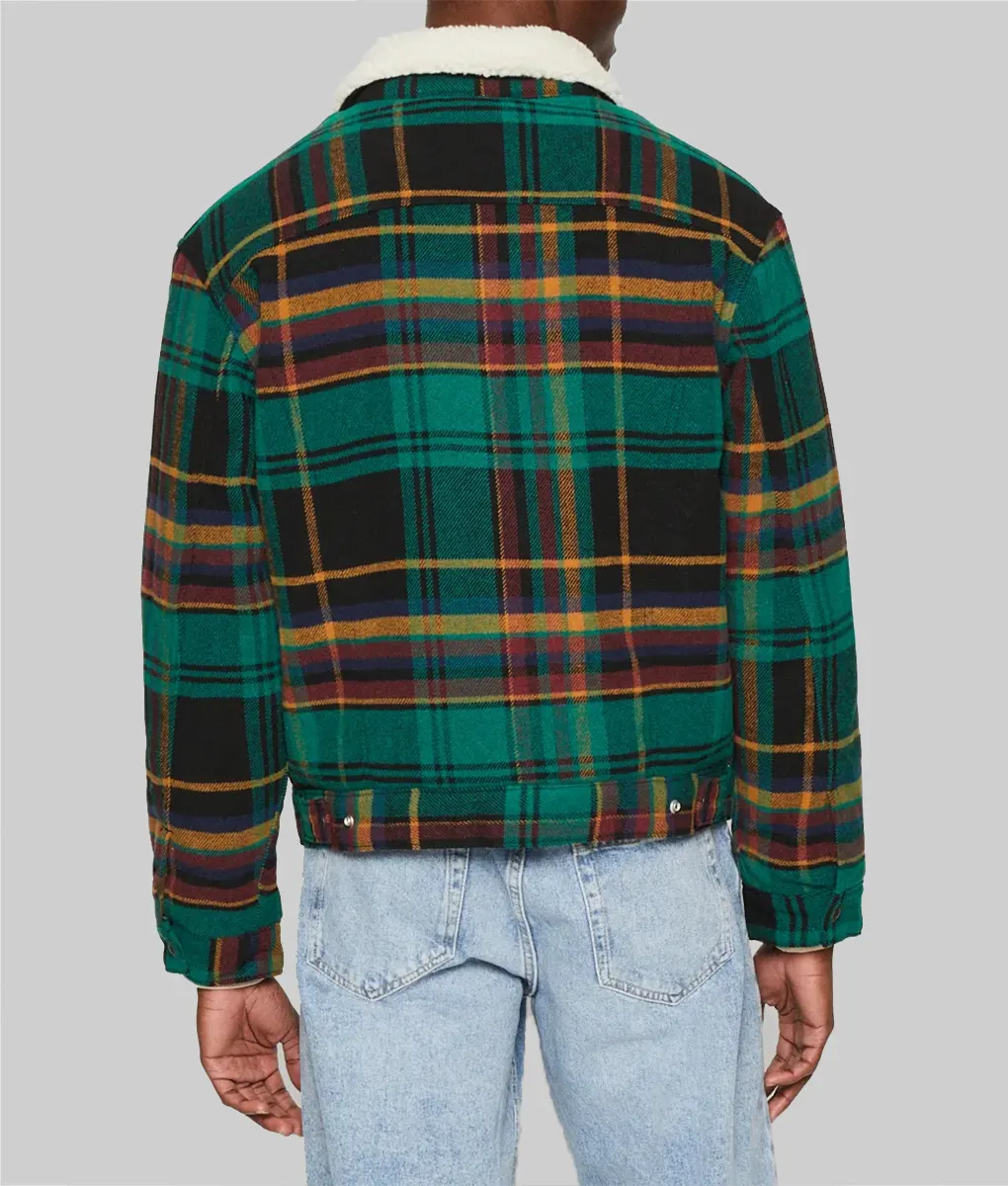 EXmas 2023 Robbie Amell Plaid Jacket