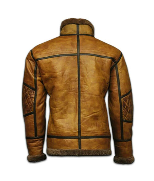 Men's B10 Bomber RAF Brown Aviator Jacket