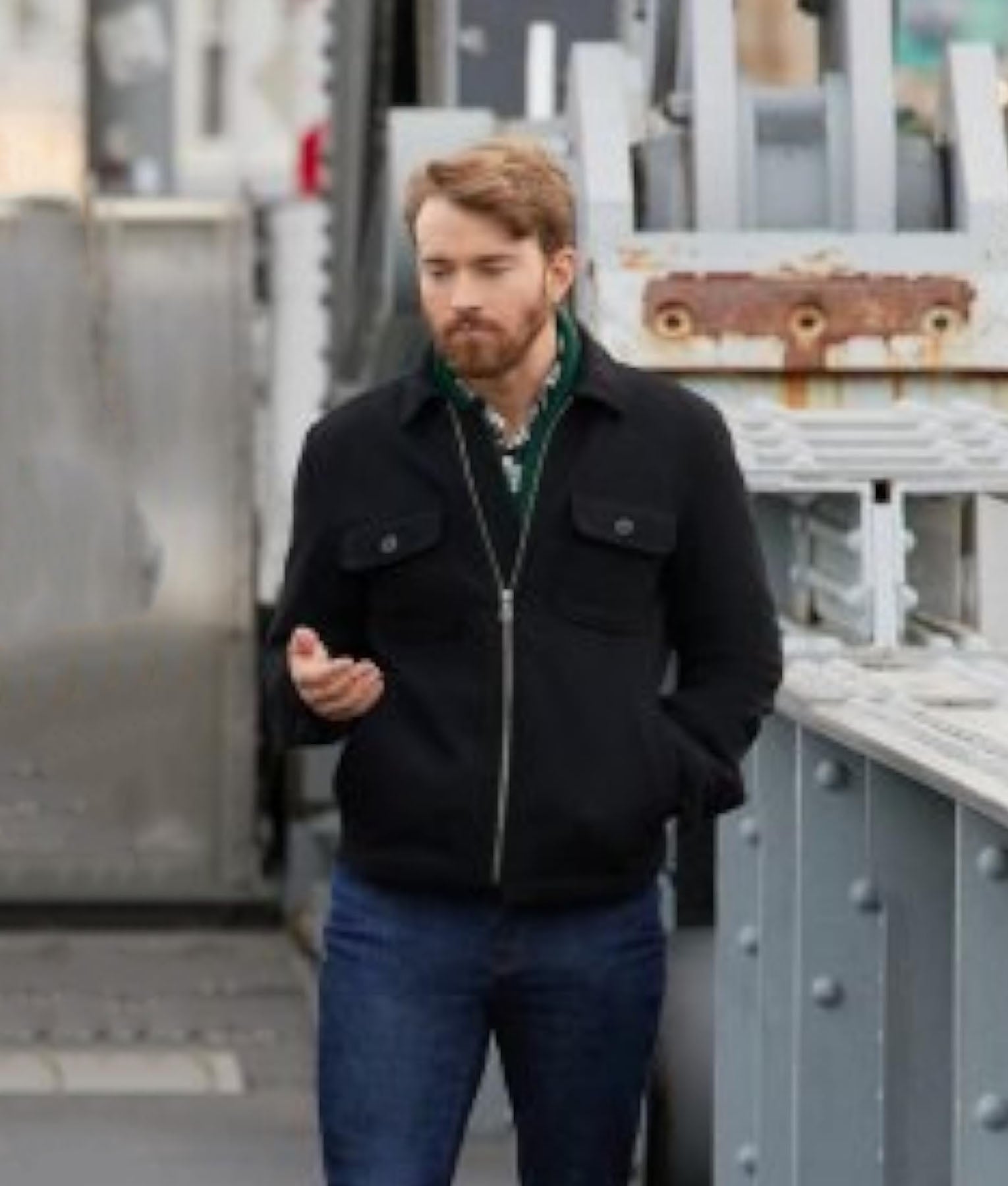 Mystic Christmas Sawyer Adams Black Jacket