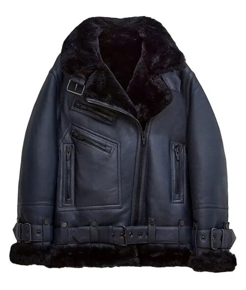 Women's Shearling Aviator Jacket