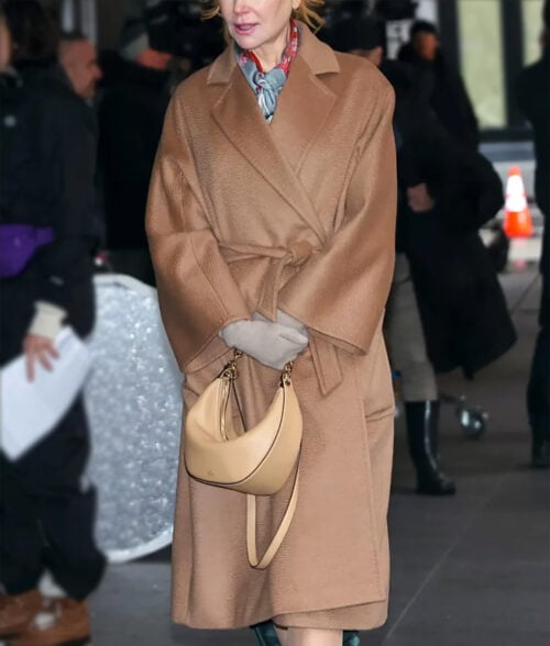 Babygirl Nicole Kidman Brown Coat