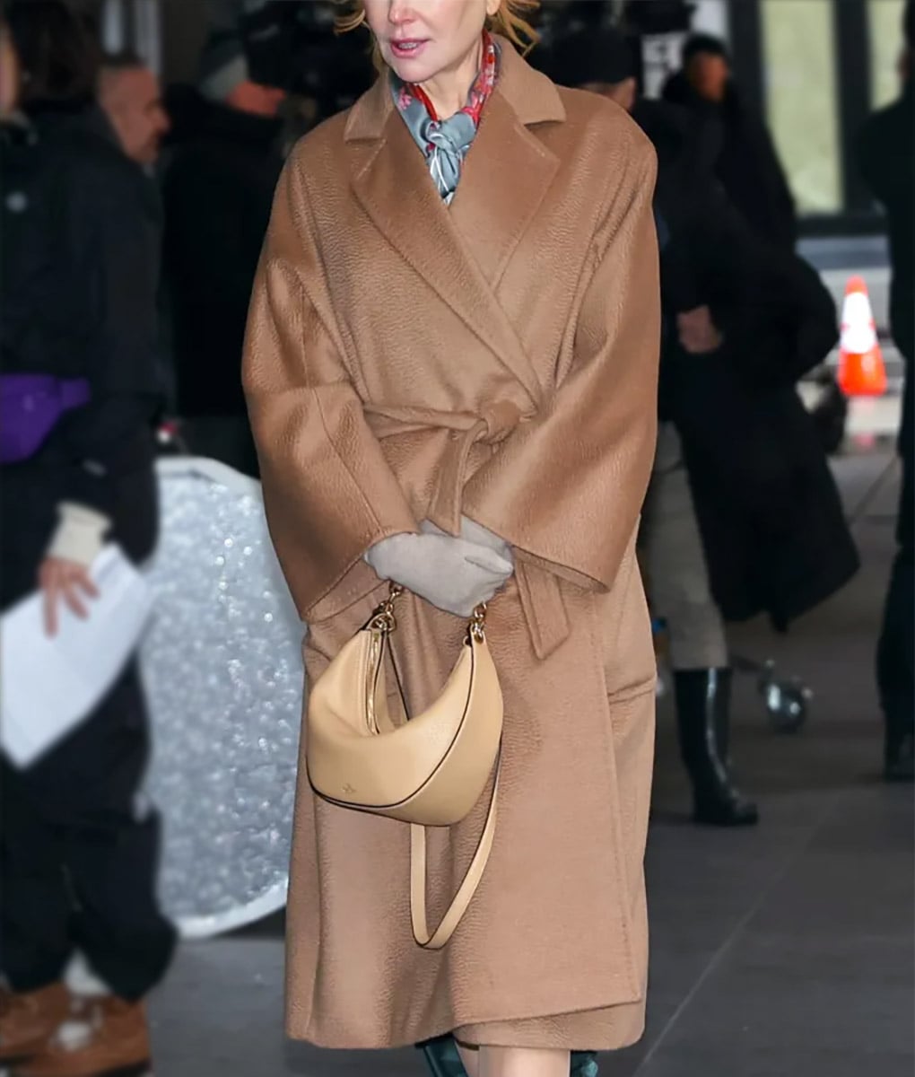 Babygirl Nicole Kidman Brown Coat