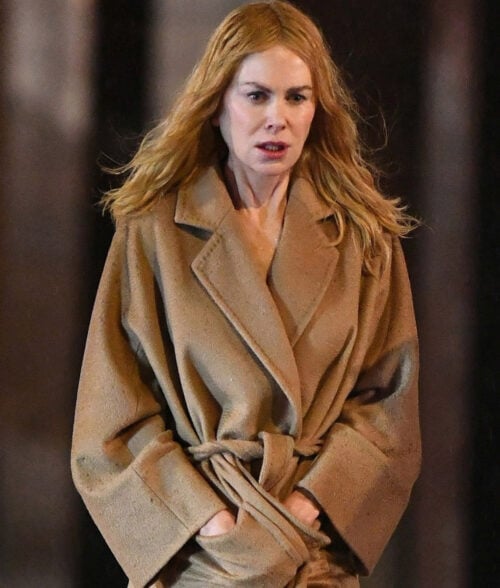 Babygirl Nicole Kidman Brown Coat