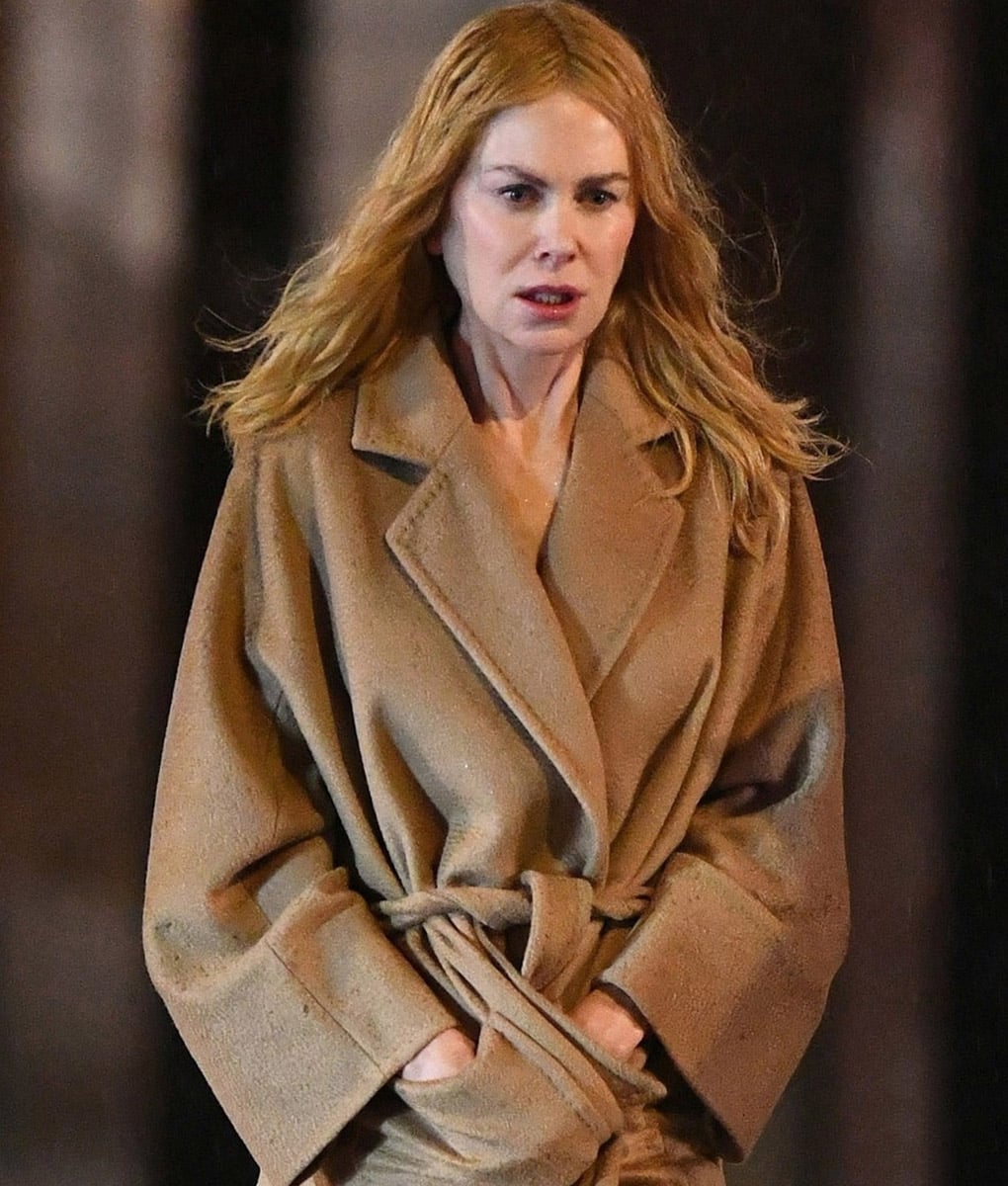 Babygirl Nicole Kidman Brown Coat
