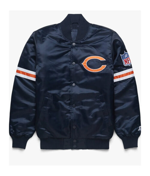 Chicago Satin Jacket - Clearance Item (Front )