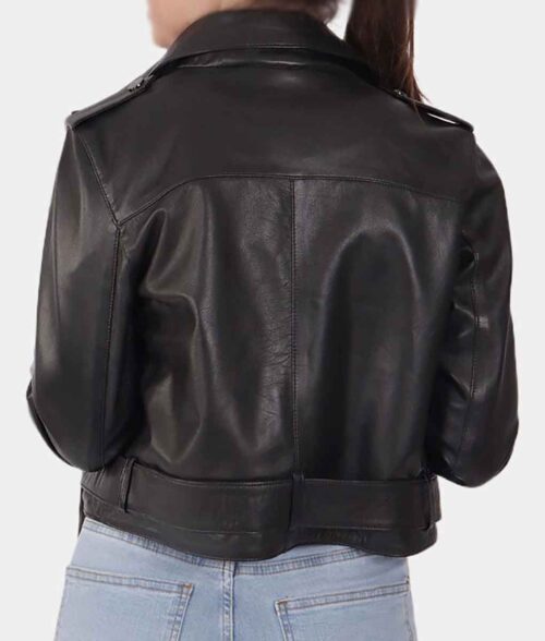 Esther Black Biker Jacket