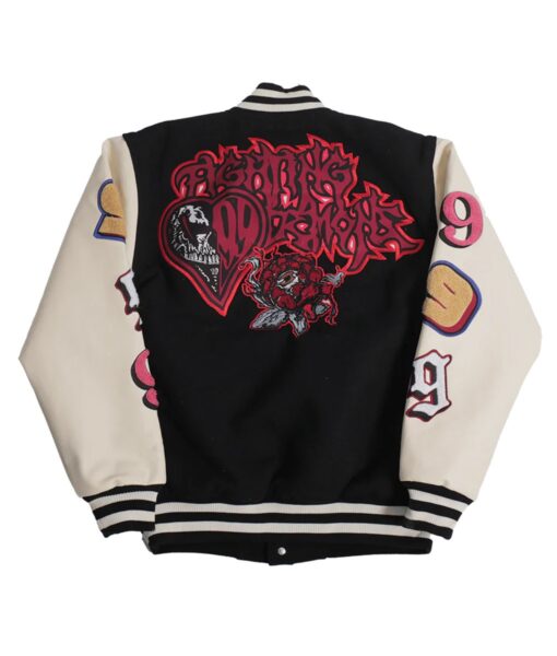 Juice WRLD Black Varsity Jacket TLC