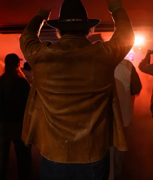 Matthew McConaughey Leather Jacket - Back