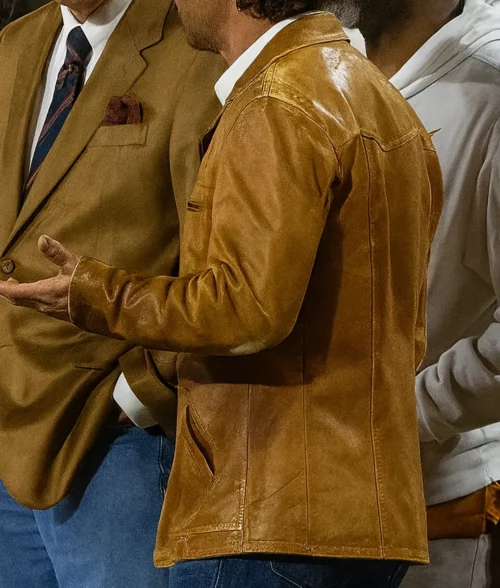 Matthew McConaughey Leather Jacket - Left
