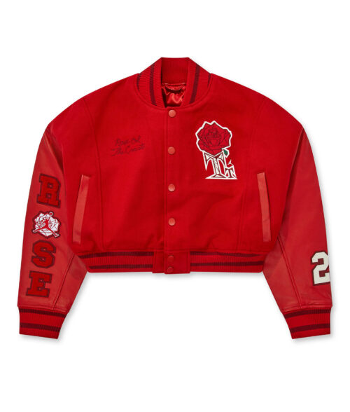 Teyana Red Varsity Jacket - Clearance Item
