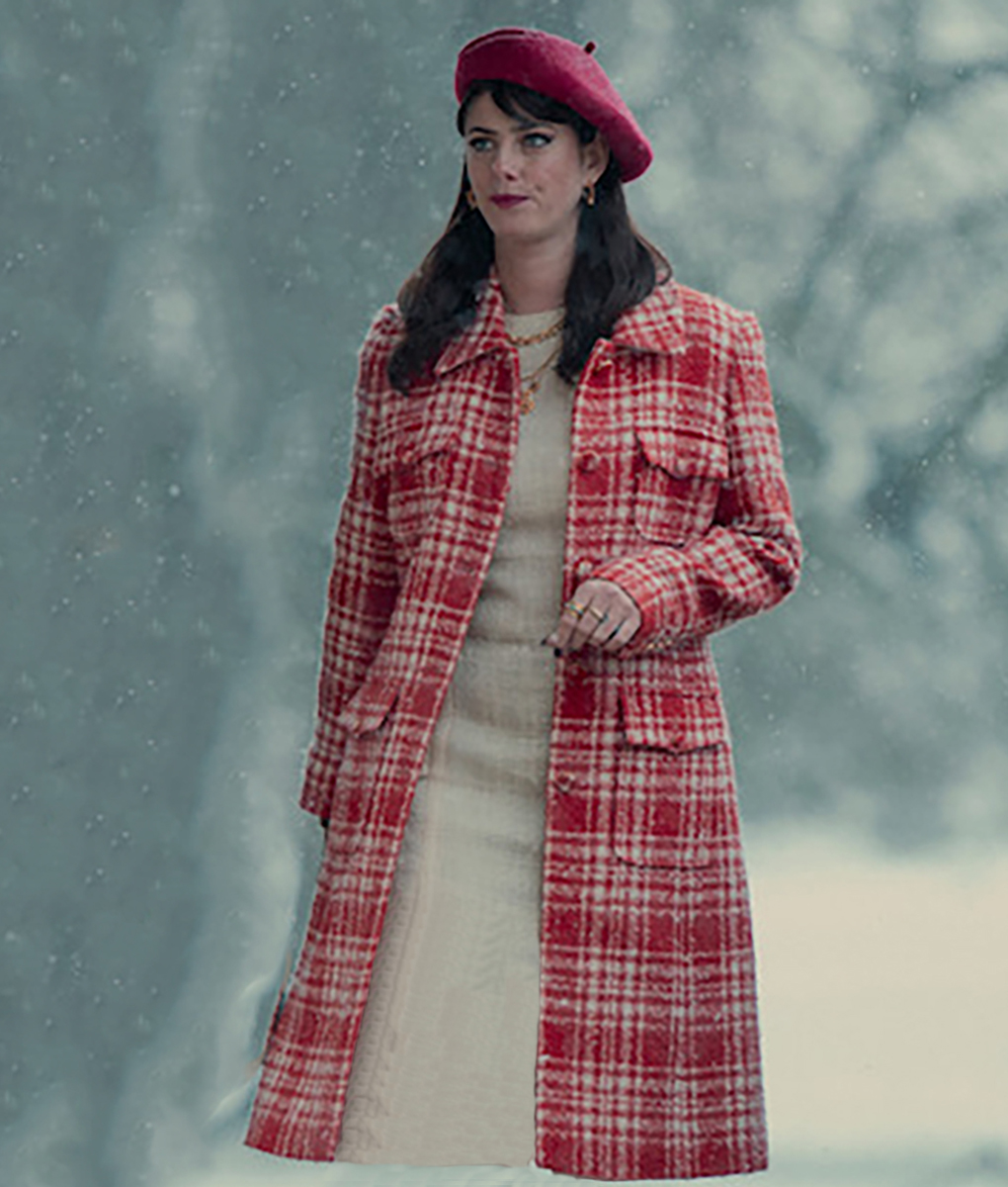 Womens Plaid Wool Coat Red Plaid Wool Coat Plaid Coat Womens Wool
