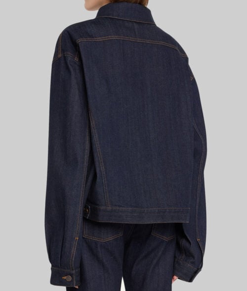 Kendall Jenner Dark Blue Denim Jacket