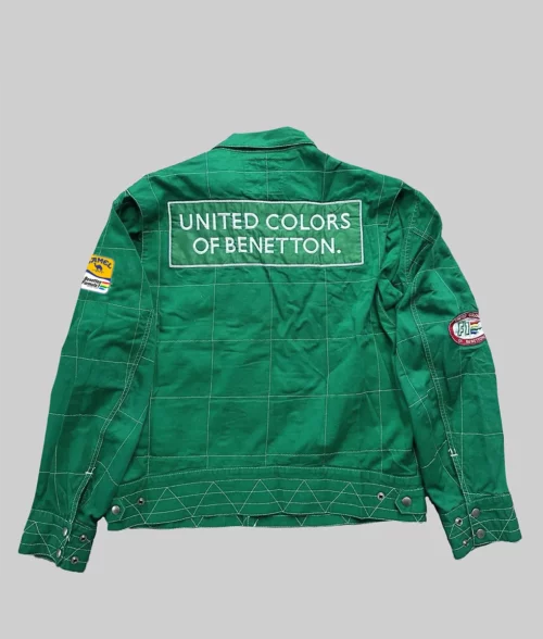 Mekai Curtis Power Book III Raising Kanan Green Jacket - back