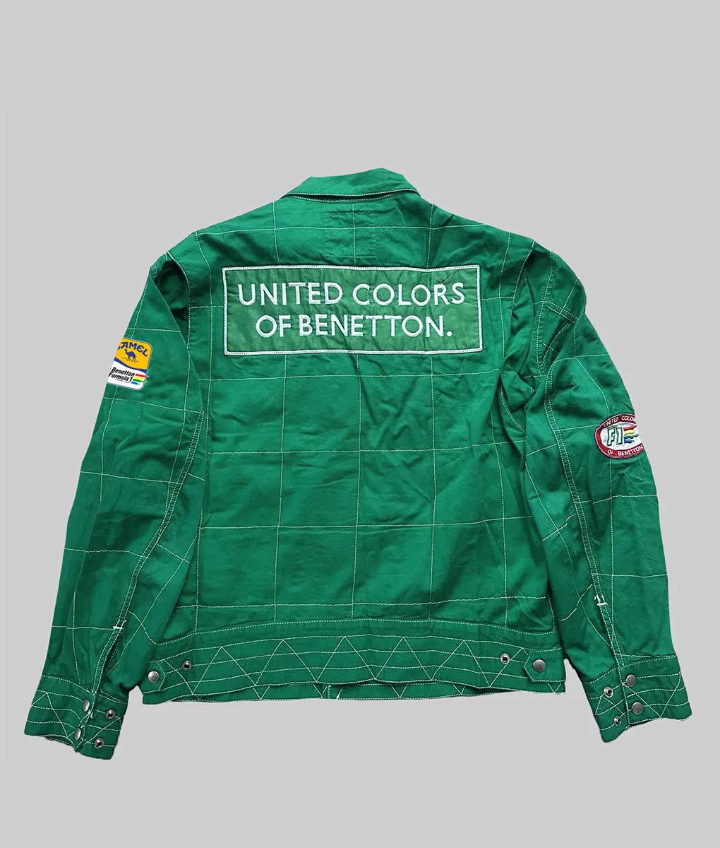 Mekai Curtis Power Book III Raising Kanan Green Jacket - back