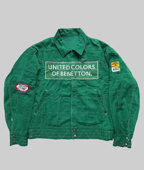 Mekai Curtis Power Book III Raising Kanan Green Jacket - front