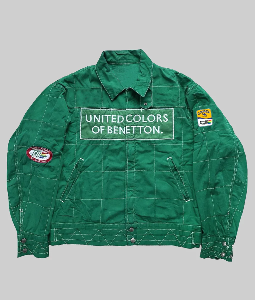 Mekai Curtis Power Book III Raising Kanan Green Jacket - front