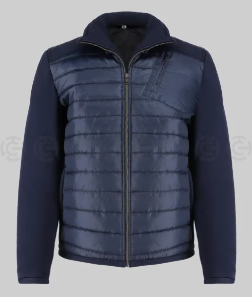 Tracker Justin Hartley Blue Puffer Jacket